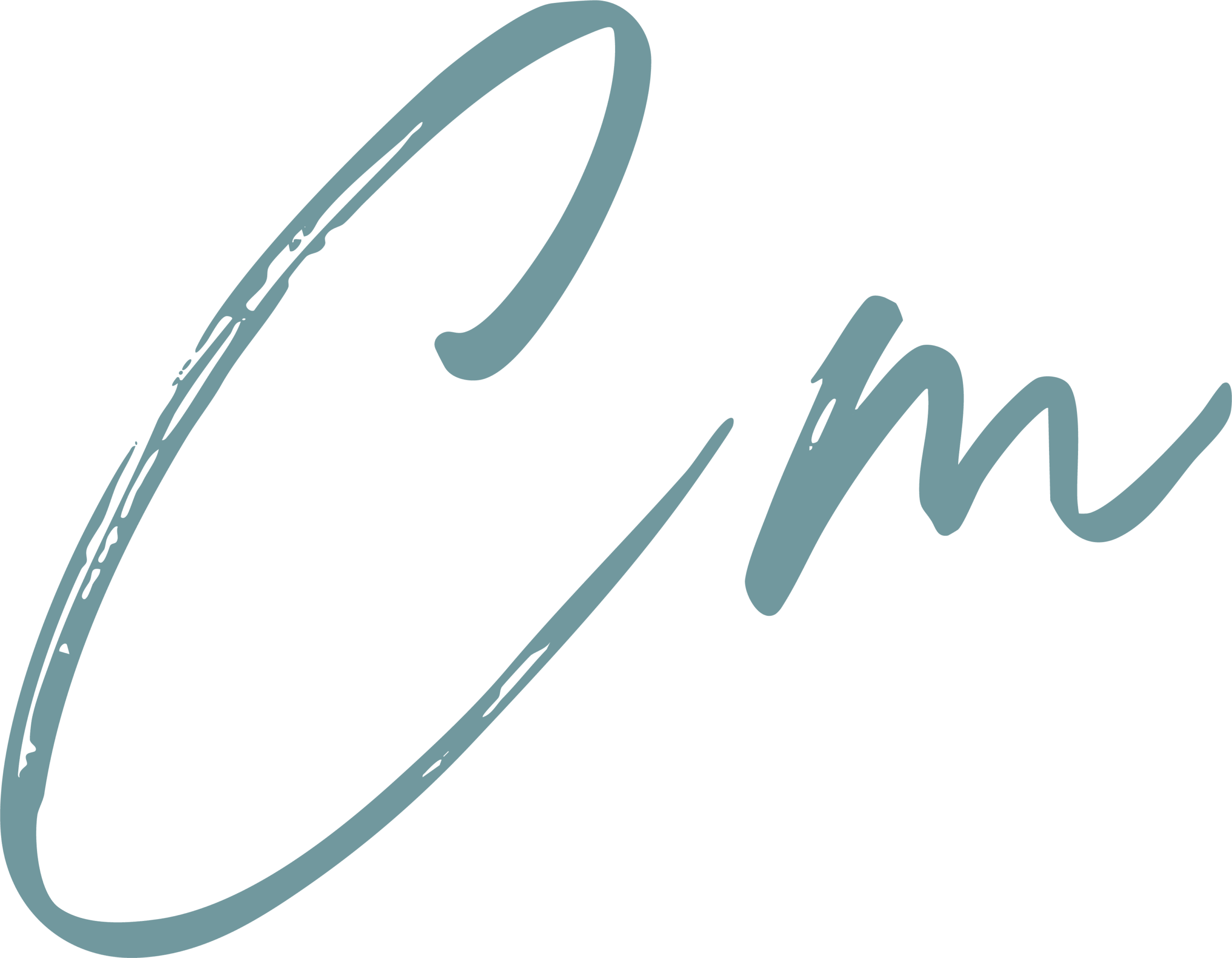 CM Logo - Teal Blue transparent
